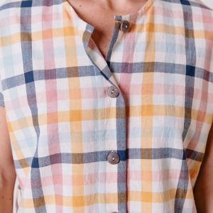 Renee Dress - Multi Gingham - Image 4