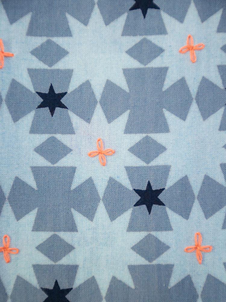 Tic Tac Toe Dress - Blue Quilt - Image 5