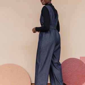 Jaipur Denim Jumpsuit - Blue Denim - Image 2