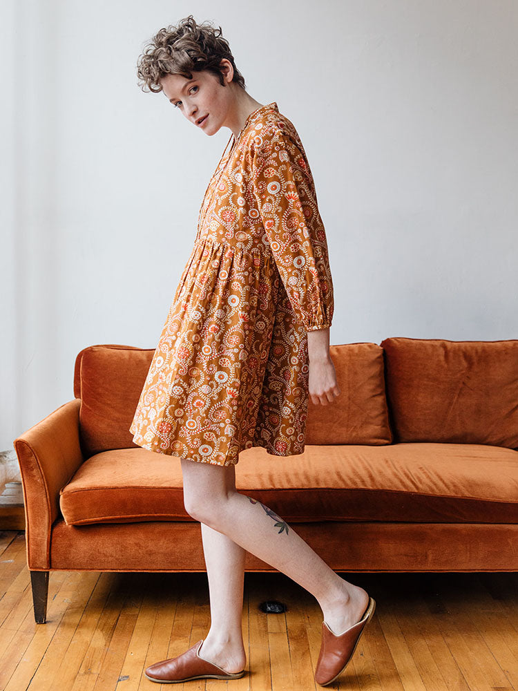 Sohla Mini Dress - Paprika Suzani - Image 4