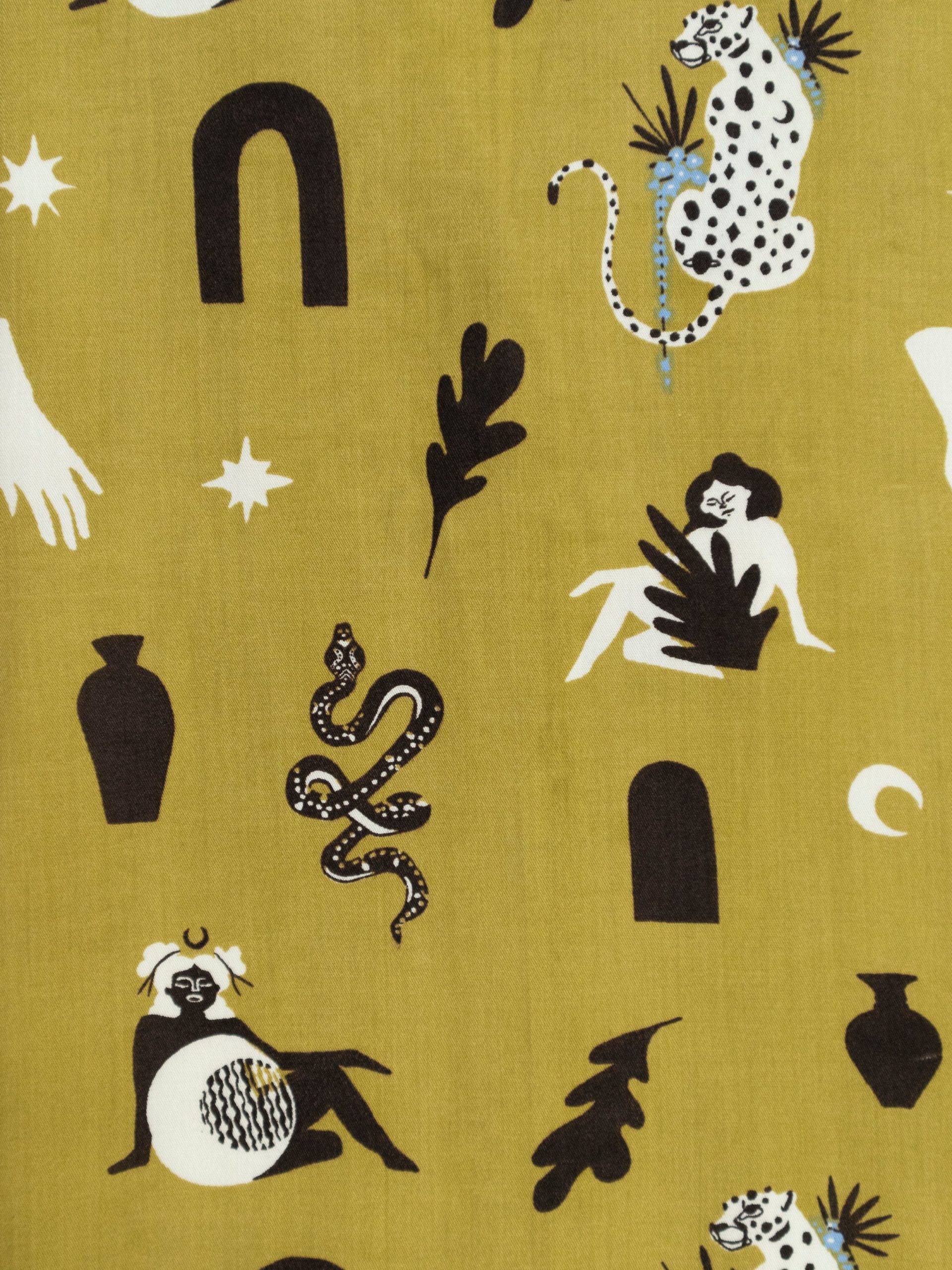 Adelaide Tiered Mini Dress - Olive Curios - Image 7