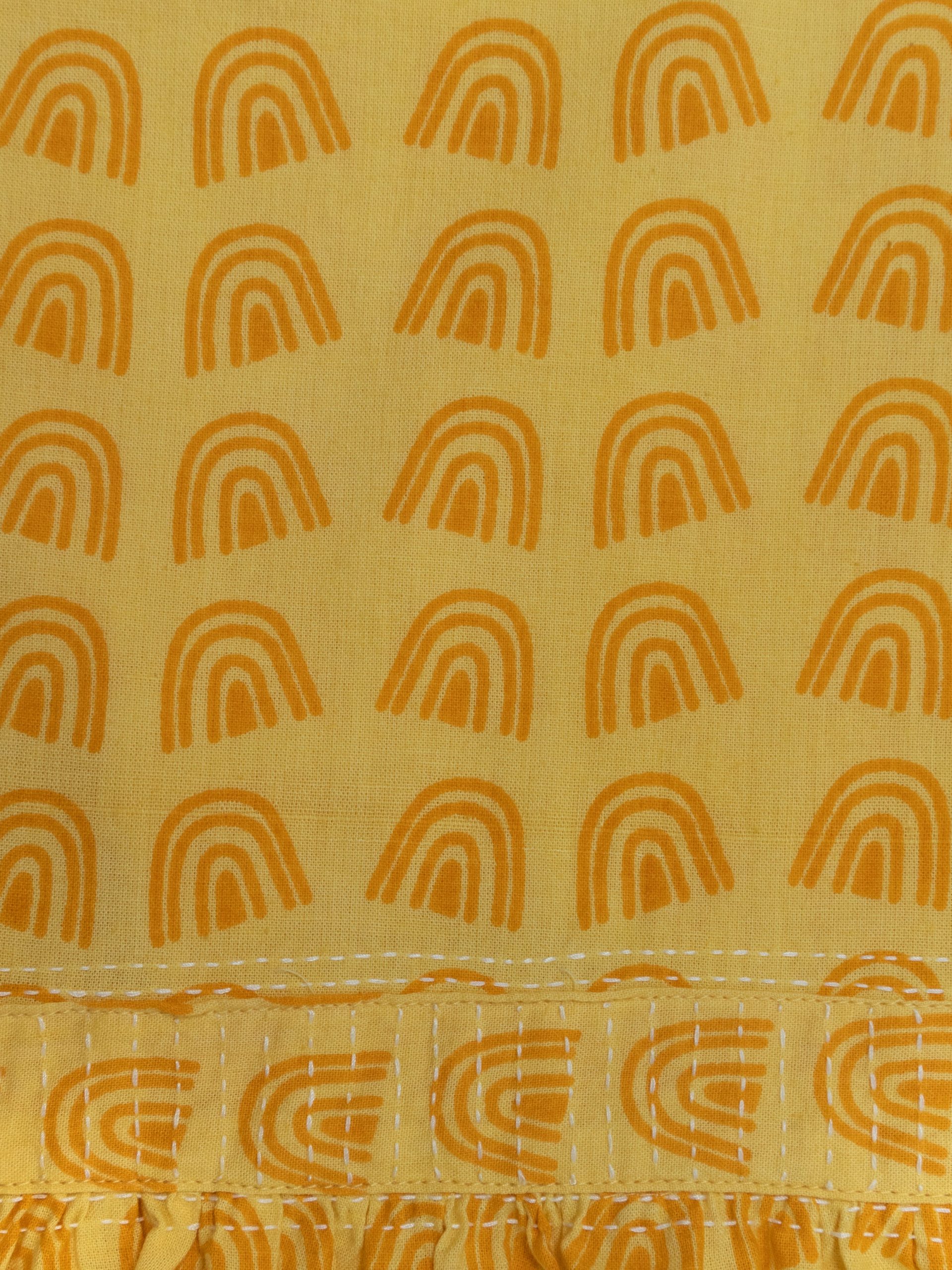 Melody Midi Dress - Sunny Stripes Yellow - Image 5