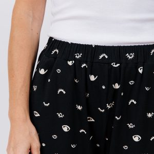 Fae Wide Leg Pant - Onyx Eyes - Image 4