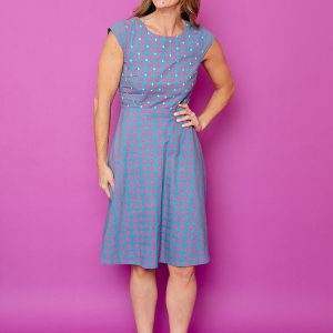 Marseille Dress - Sunny Stripes Blue - Image 3