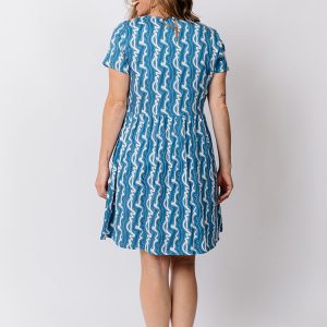 Serenade Dress - Blue Samudra - Image 3