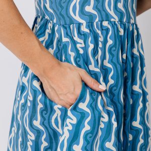 Serenade Dress - Blue Samudra - Image 4