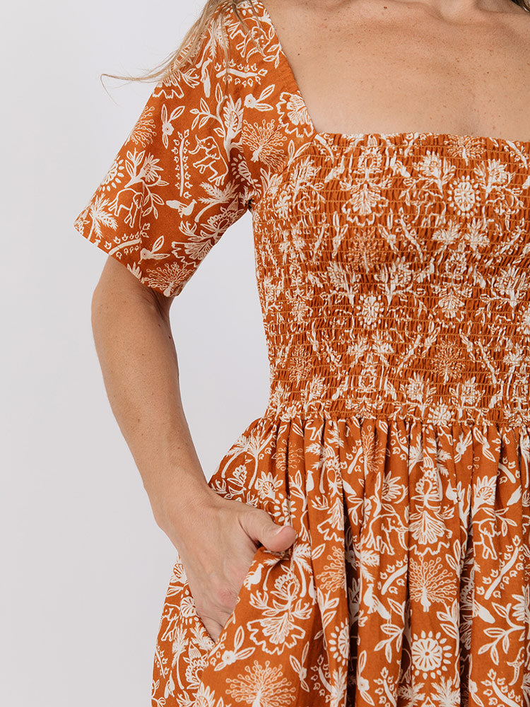 Teddy Dress - Paradise Toile - Image 2