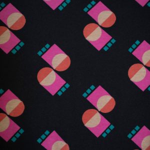 Mumbai Maxi Dress  - Memphis Shapes Black - Image 5