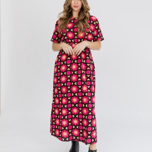 Aimee Maxi Dress - Mod Fuchsia - Image 3