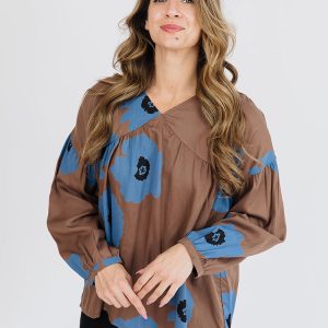 Fiona Blouse - Dark Oak - Image 1
