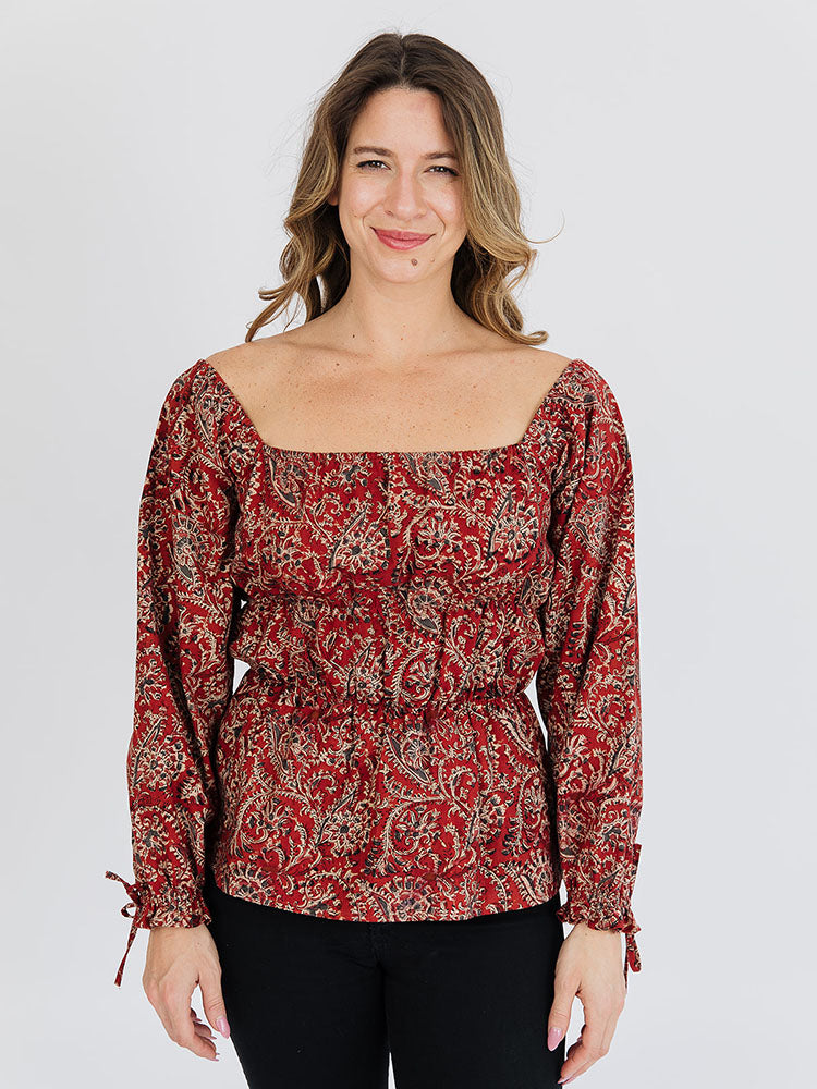 Jules Top - Red - Image 2