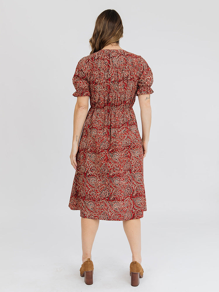 Santo Dress - Red - Image 3