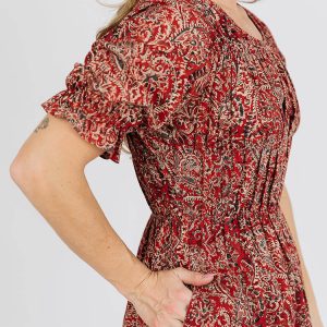 Santo Dress - Red - Image 2