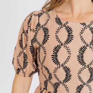 Sydney Midi Dress - Vine Twist Sand - Image 3