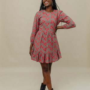 Erin Mini Dress - Fuchsia Floral - Image 5