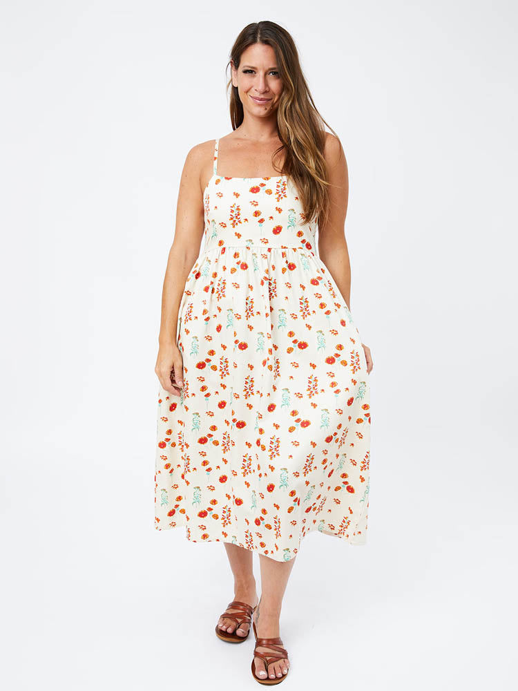 Sofia Midi Dress - Botanical Dawn - Image 1