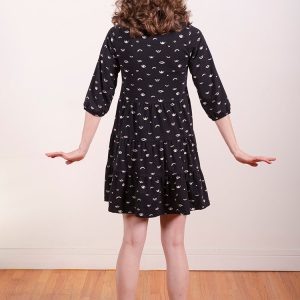 Bellini Long Sleeve Dress - Onyx Eyes - Image 3