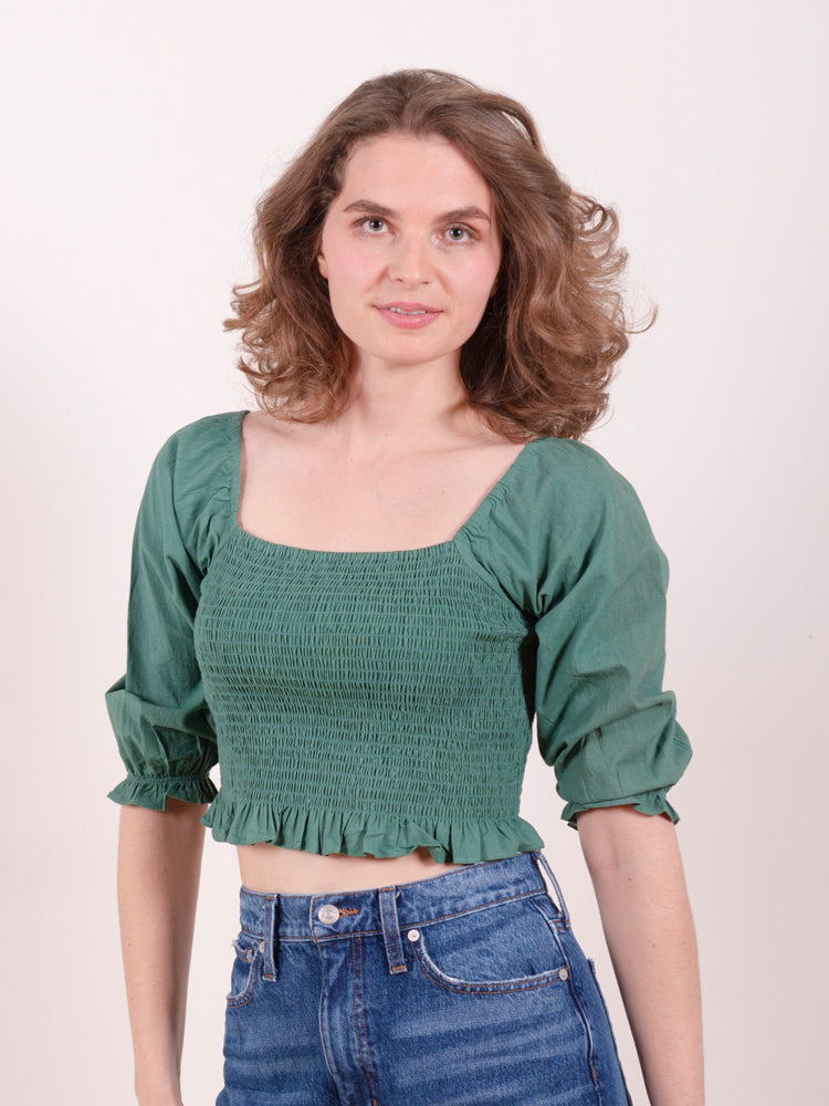 Theodora Blouse - Everglade - Image 1