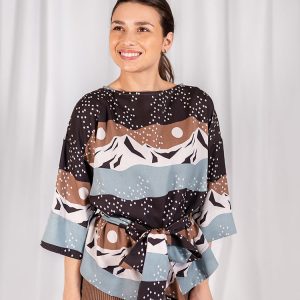 Ruth Top - Mountain Stripe - Image 6