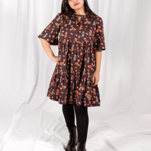 Adelaide Tiered Mini Dress - Botanical Dusk - Image 2