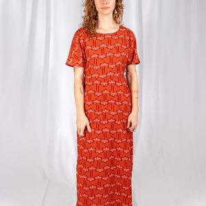 Aimee Maxi Dress - Mod Daisy Spiced Coral - Image 8