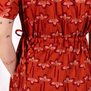 Aimee Maxi Dress - Mod Daisy Spiced Coral - Image 11