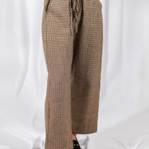 Emmy Drawstring Pant - Houndstooth - Image 4