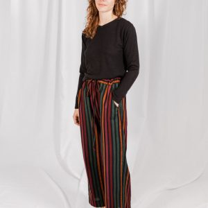 Emmy Drawstring Pant - Sunset Stripe - Image 3