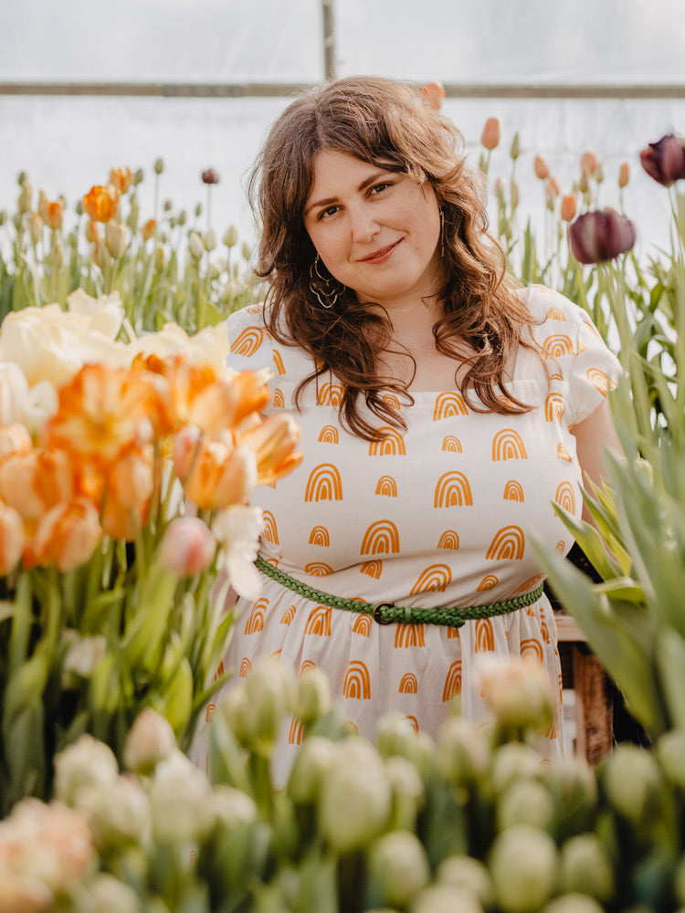 Rupi Midi Dress - Sunny Stripes - Image 1