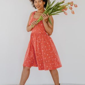 Summer Sonnet Dress - Badminton Melon - Image 2