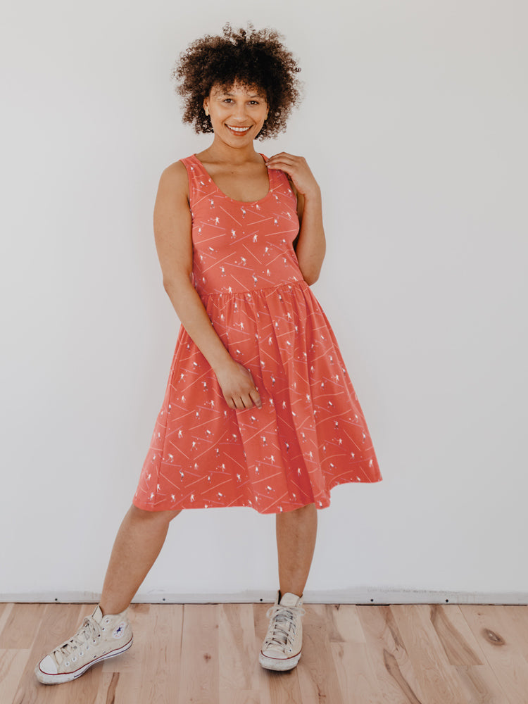Summer Sonnet Dress - Badminton Melon - Image 1