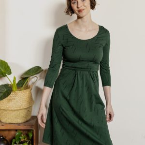 Novela Dress - Diamond Vine Dark Sage - Image 6