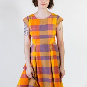 Devonshire Dress - Sunset Plaid - Image 2