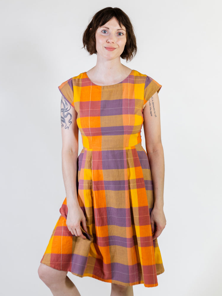 Devonshire Dress - Sunset Plaid - Image 2