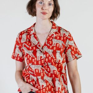 Camp Shirt - Poppy Leopard - Image 1