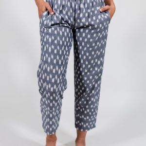 Miller Easy Pant - Blue Ikat - Image 4