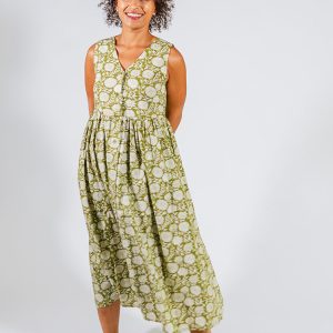 Olivia Dress - Pear Floral - Image 1