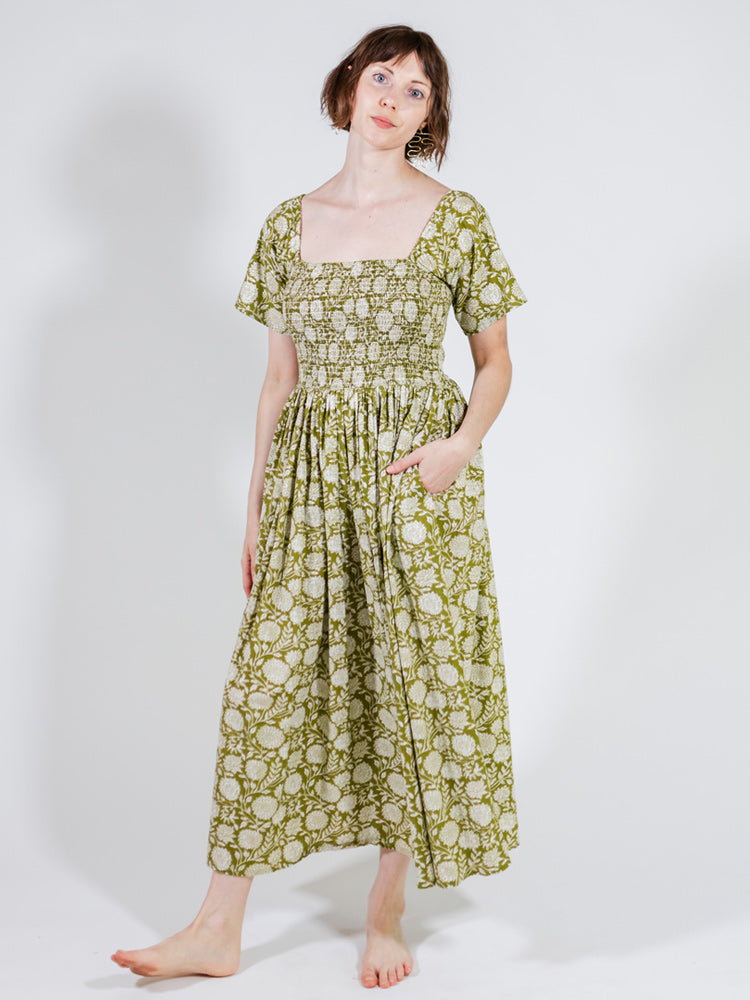 Teddy Midi Dress - Pear Floral - Image 4