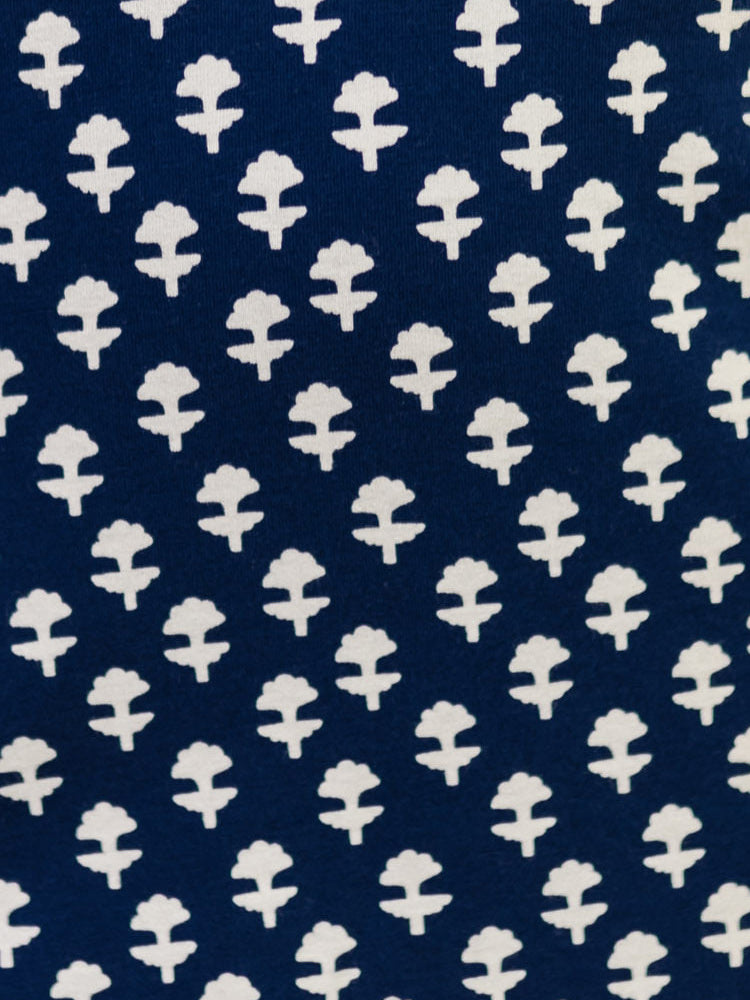 Eve Top - Micro Floral Navy - Image 8