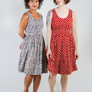 Asheville Dress - Micro Floral Red - Image 4
