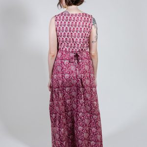 Bekka Maxi Dress - Magenta Vine Floral - Image 10