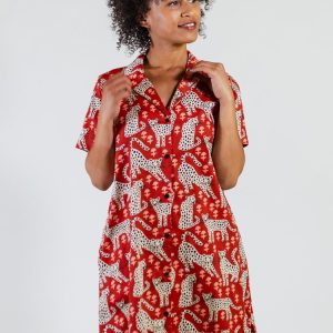 Camp Dress - Poppy Leopard - Image 4