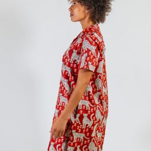 Camp Dress - Poppy Leopard - Image 5