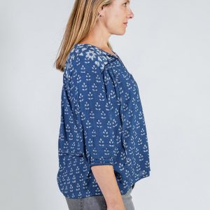 Devi Blouse - Indigo Mix - Image 7