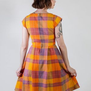 Devonshire Dress - Sunset Plaid - Image 4
