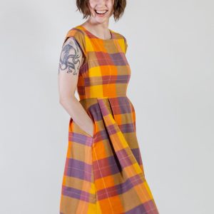 Devonshire Dress - Sunset Plaid - Image 3