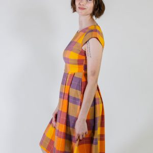 Devonshire Dress - Sunset Plaid - Image 5