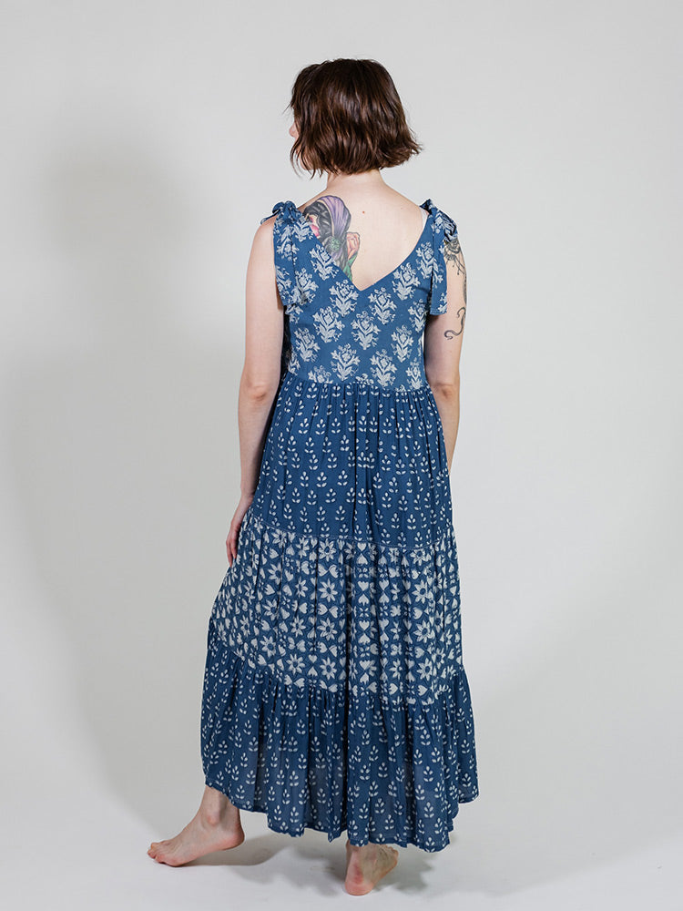 Lorelei Tiered Dress - Indigo Trio - Image 8