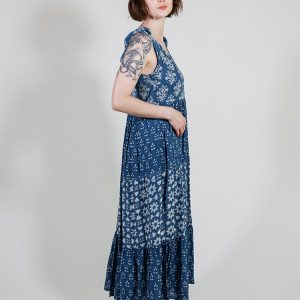 Lorelei Tiered Dress - Indigo Trio - Image 9