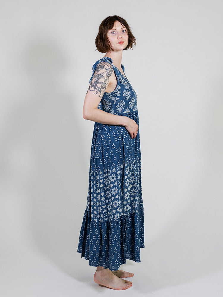 Lorelei Tiered Dress - Indigo Trio - Image 9